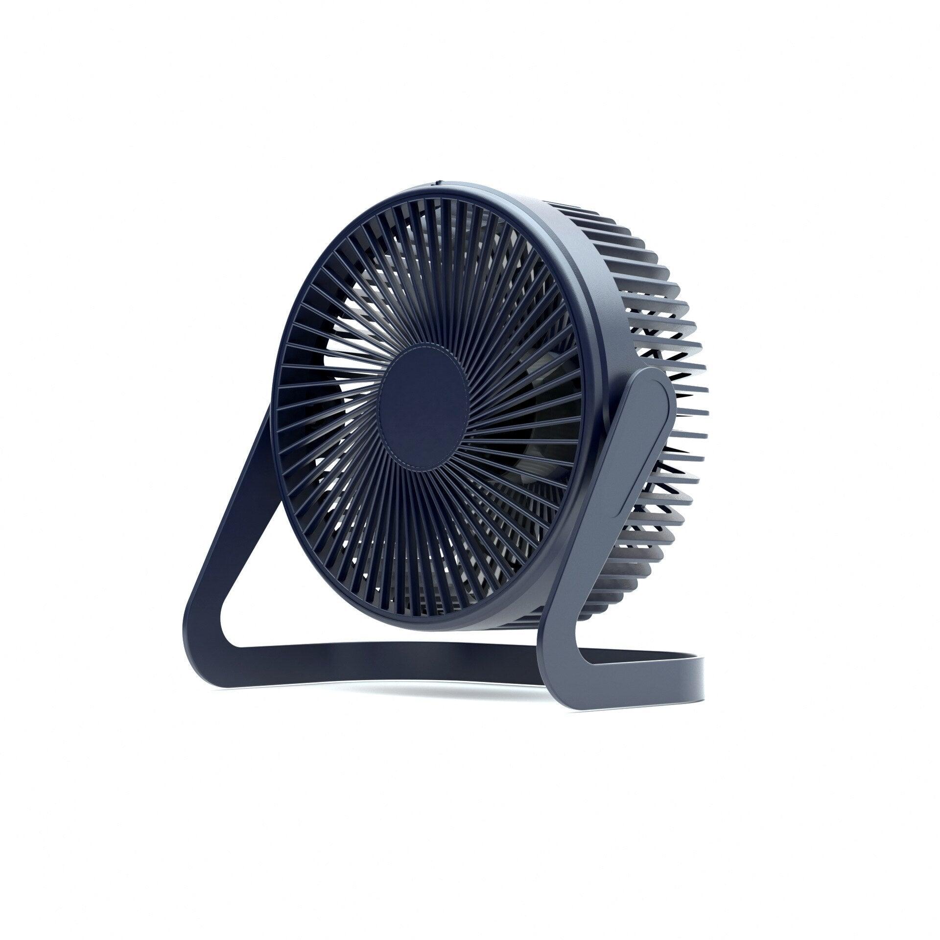 5 Inch Minimalist USB Desktop Fan – Modern Silent Air Cooler