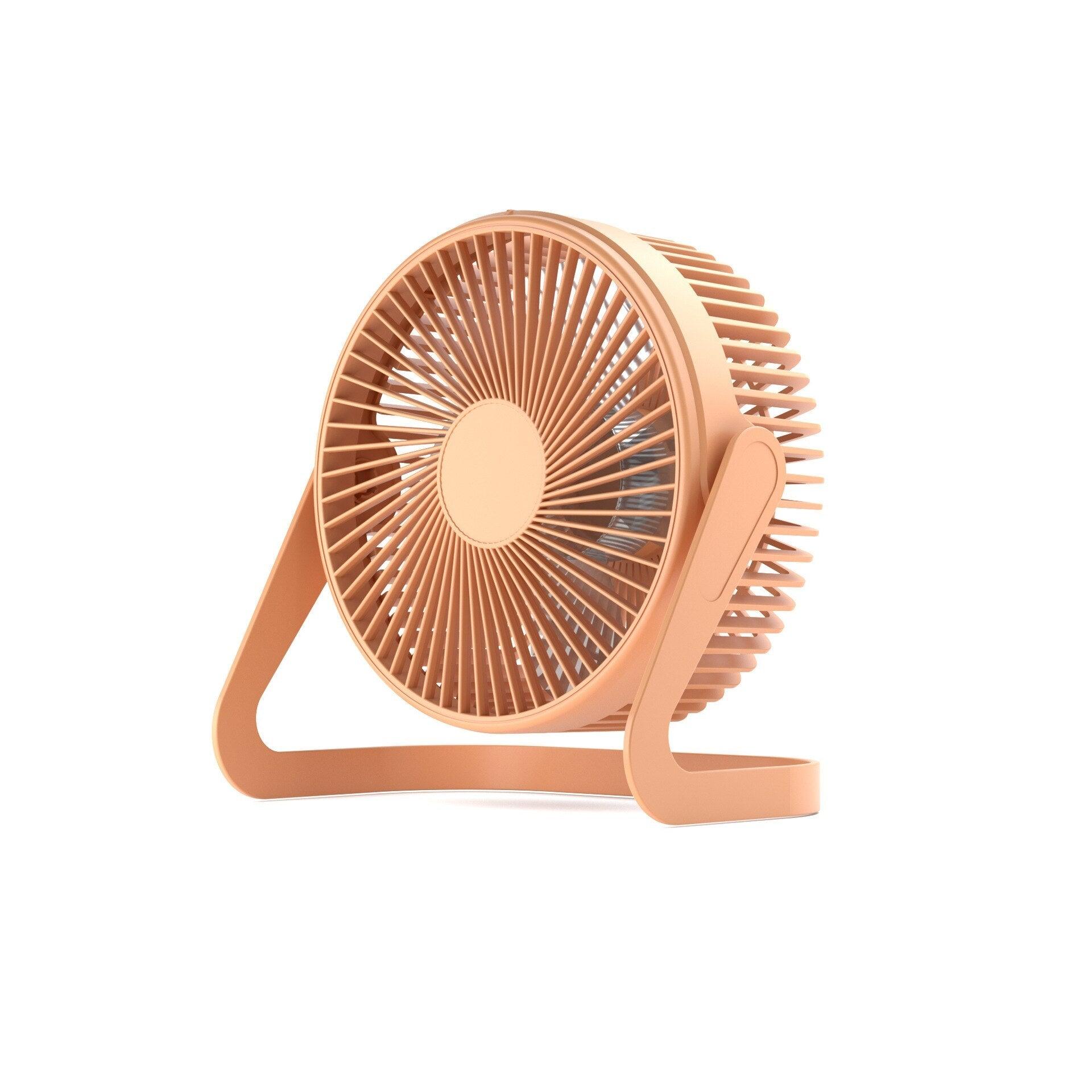 5 Inch Minimalist USB Desktop Fan – Modern Silent Air Cooler