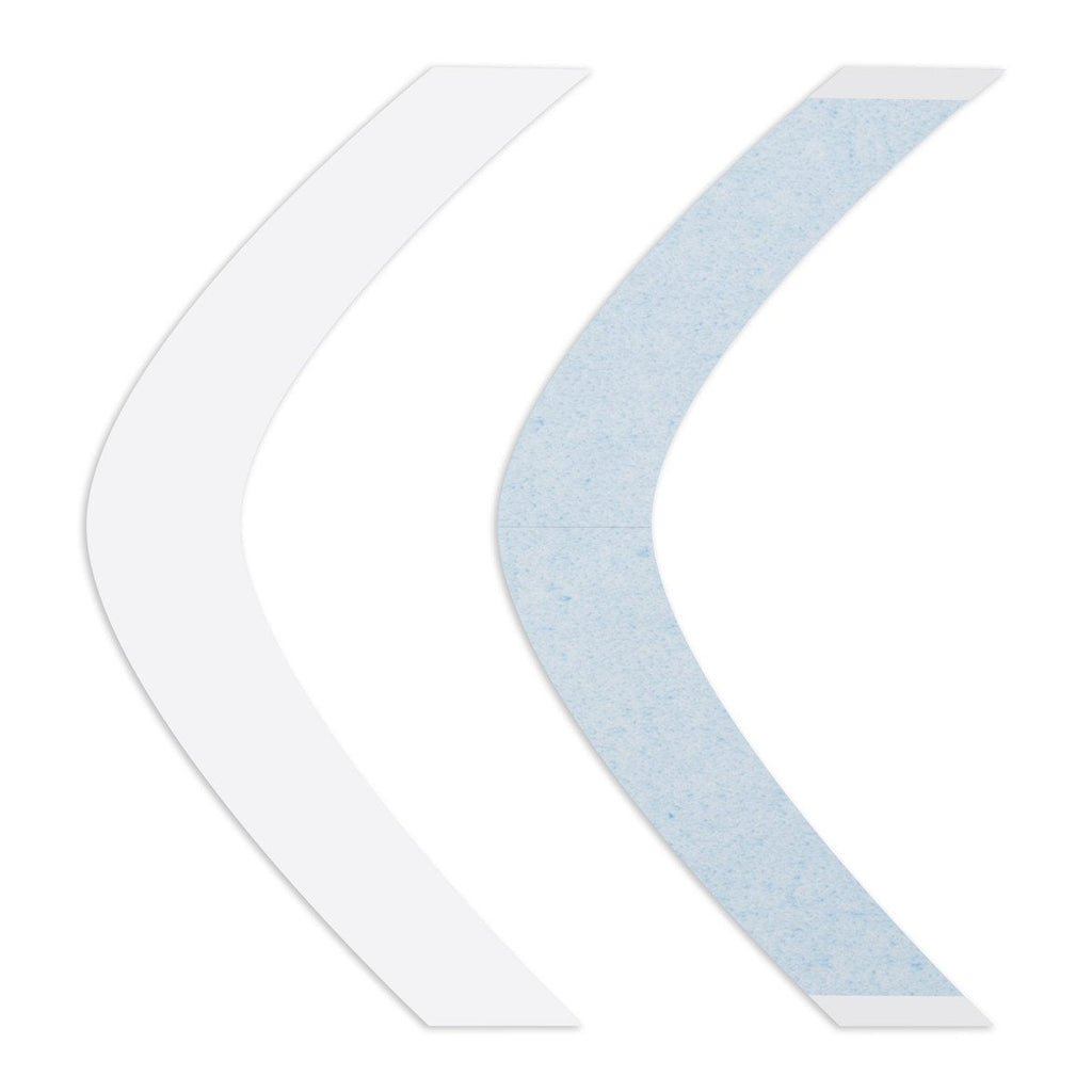 5 inch superwide clear lace front support tape for hair systems on blue liner