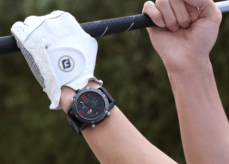 Multifunction Digital Analog Sports Watch with Alarm & Stopwatch
