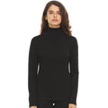 Women's Midweight 100% Merino Wool Turtleneck Long Sleeve Top