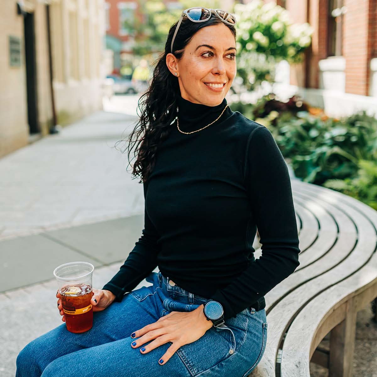 Women's Midweight 100% Merino Wool Turtleneck Long Sleeve Top