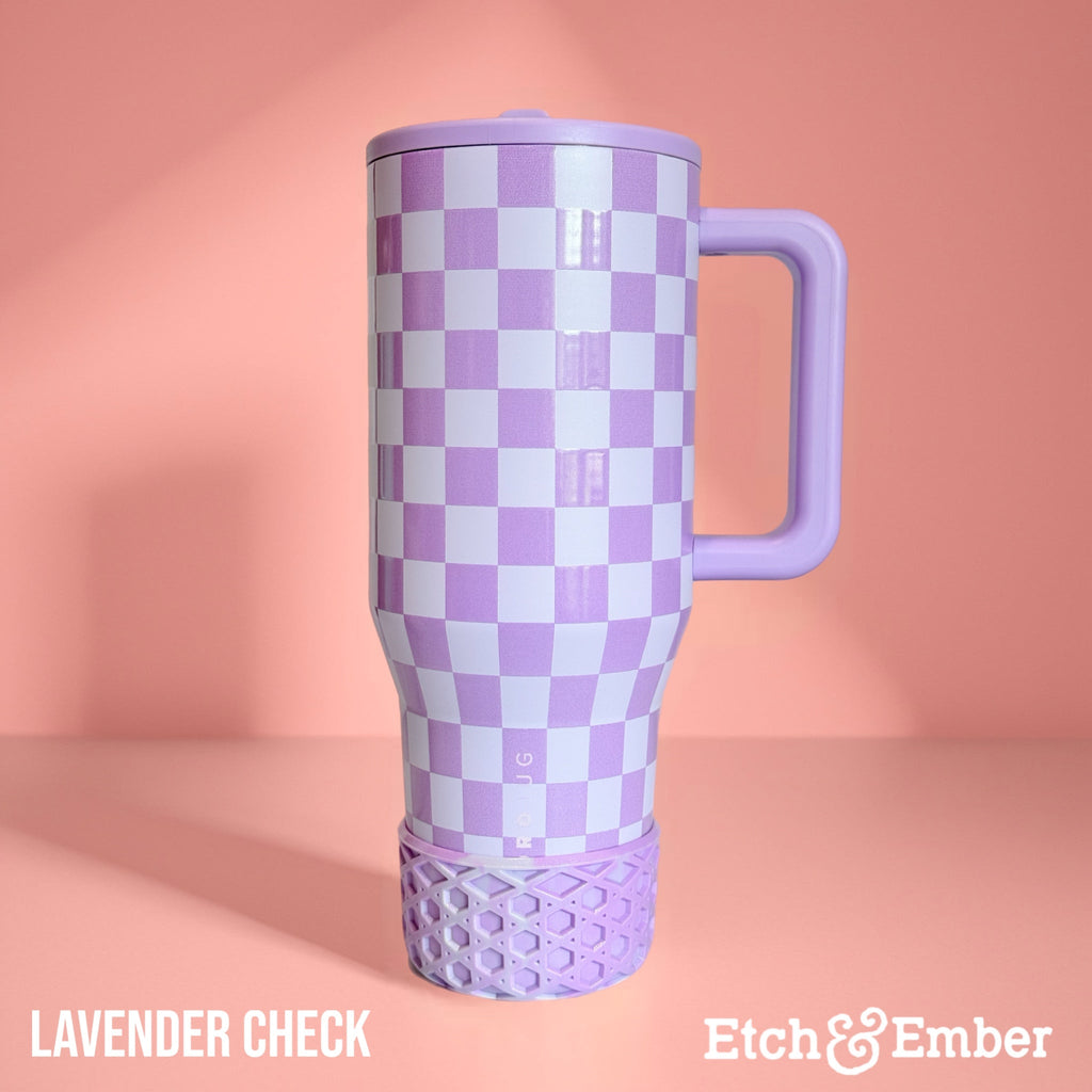 Lavender Check Remix Waffle Boot
