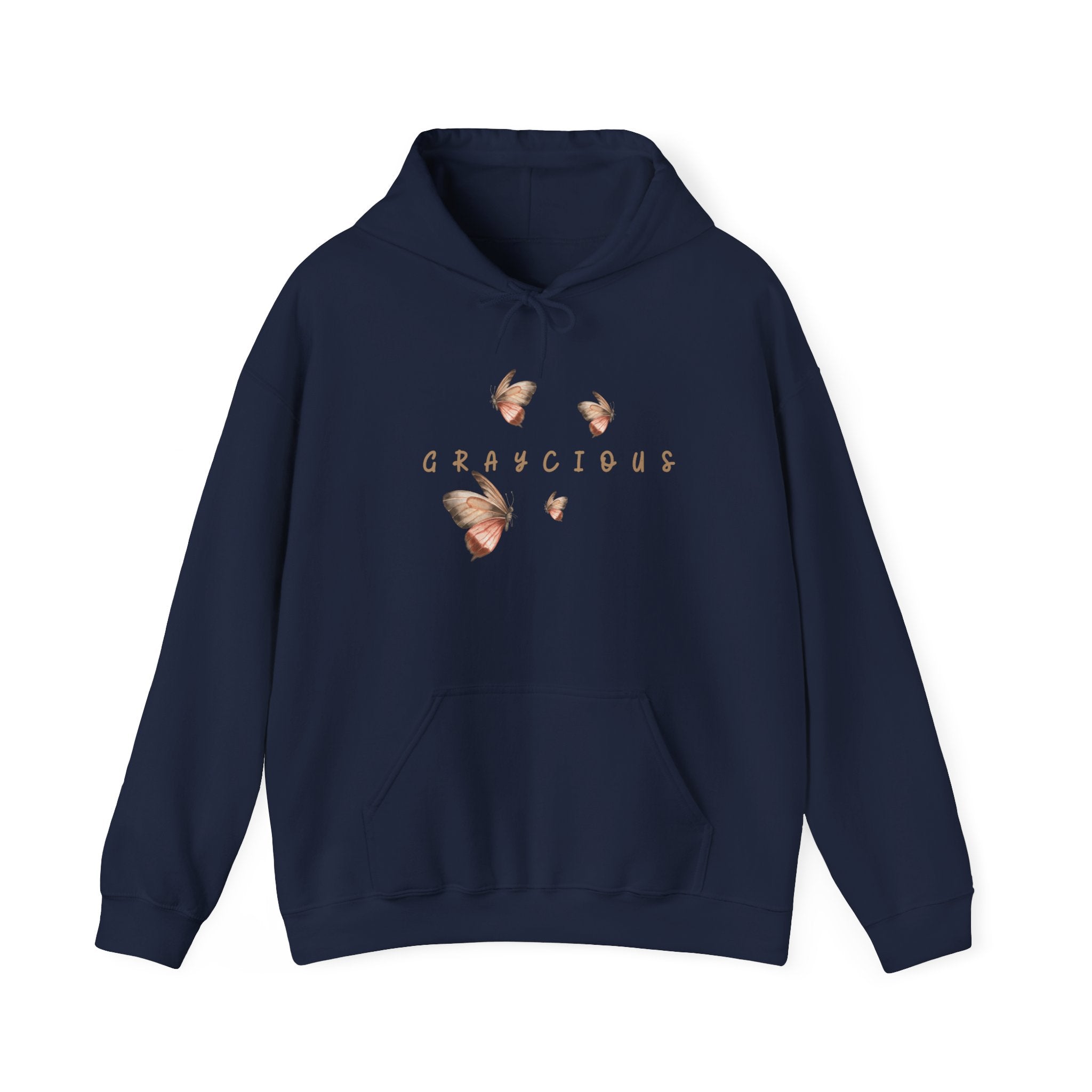 Butterfly Graphic Unisex Hoodie - Cozy Nature Inspired Sweatshirt