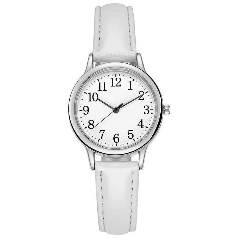 Simple Digital Fashion Alloy Quartz Watch for Women Casual Style