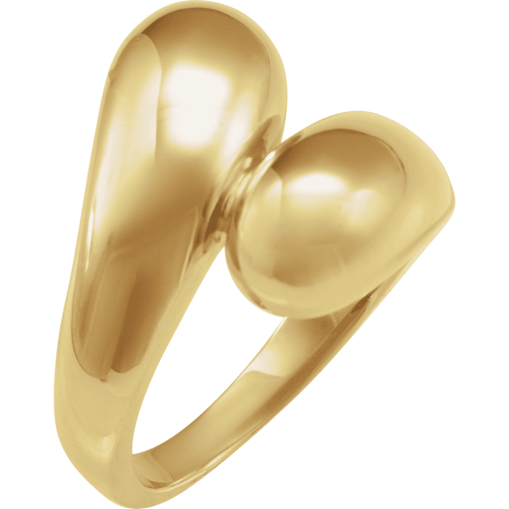 Dualité Sculptée Ring 14K Yellow Gold