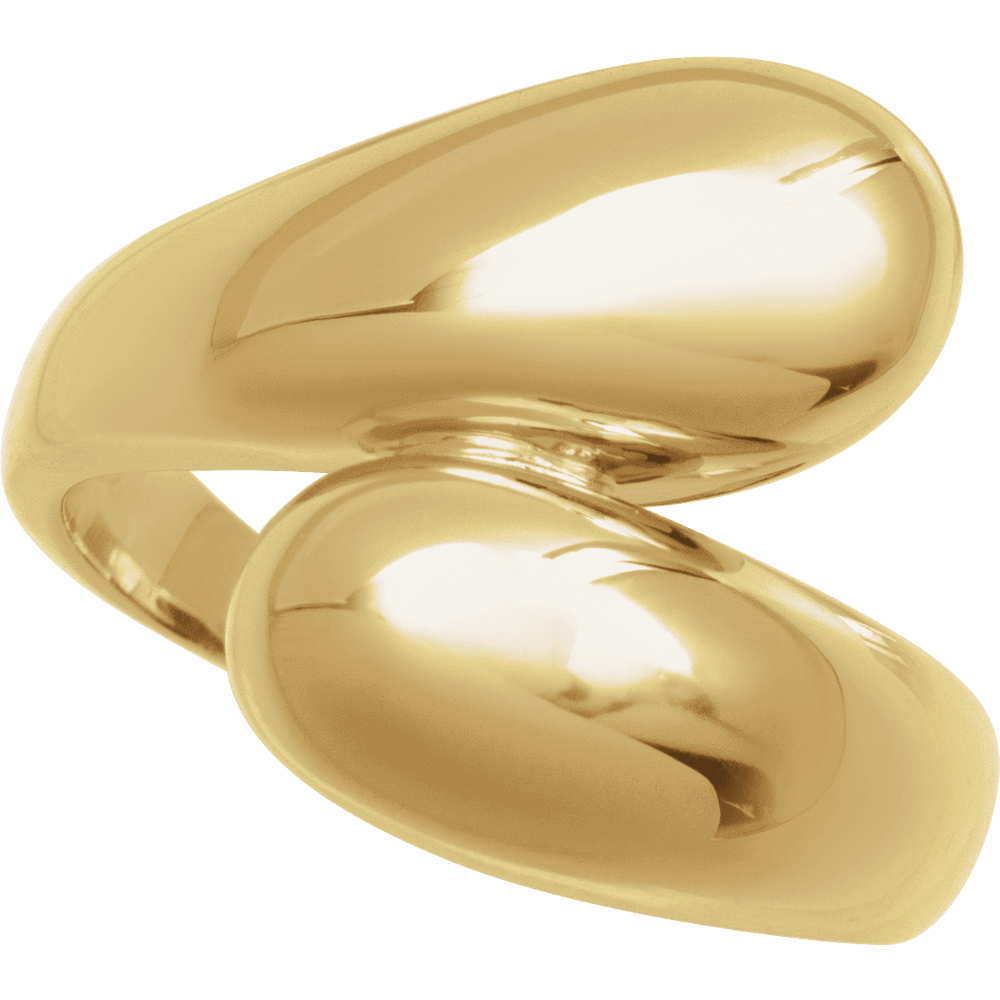 Dualité Sculptée Ring 14K Yellow Gold