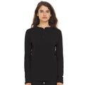 Women's Midweight Merino Wool Long Sleeve Henley Knit Top