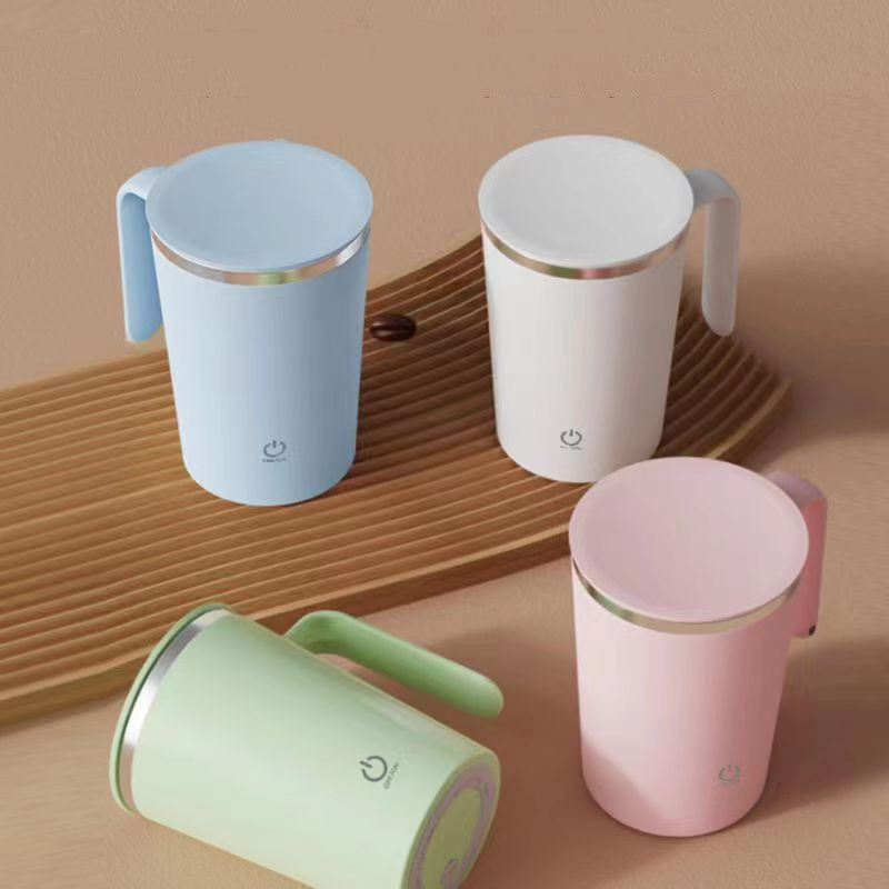 Automatic Self-Stirring Mixing Mug - Modern Minimalist Coffee Cup