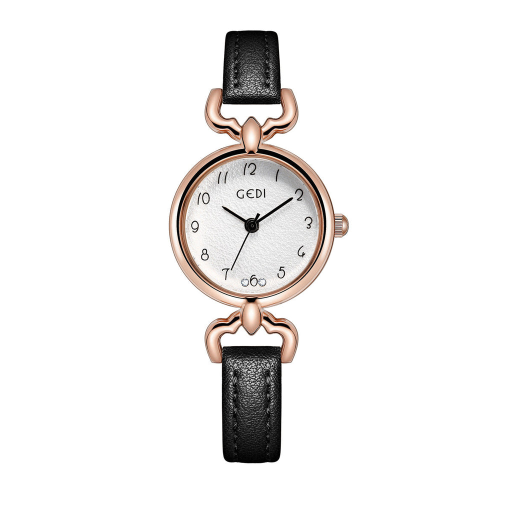 Slim Textured Petite Dial Quartz Ladies Watch