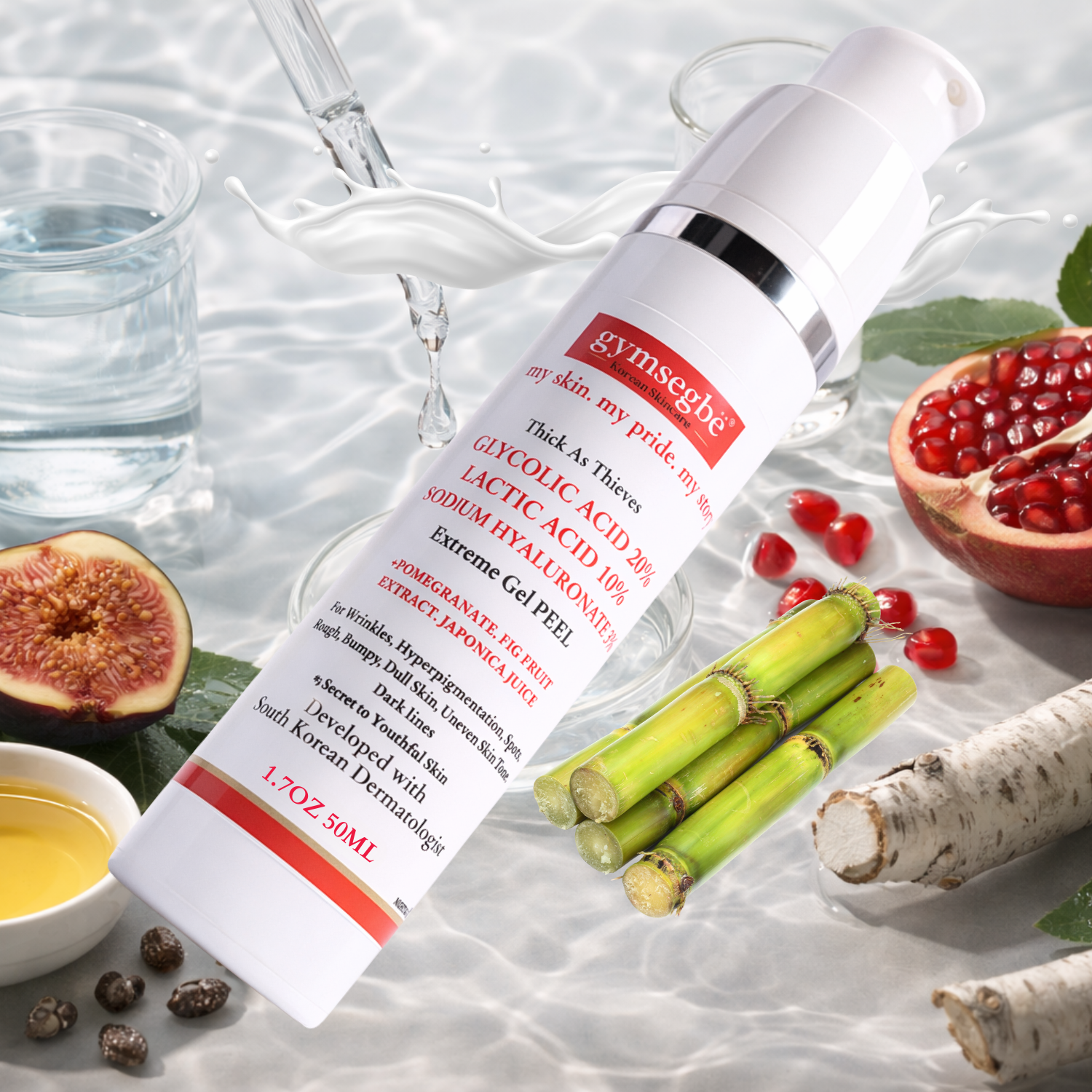 Extreme Glycolic & Lactic Acid Gel Peel, Clinical Exfoliation