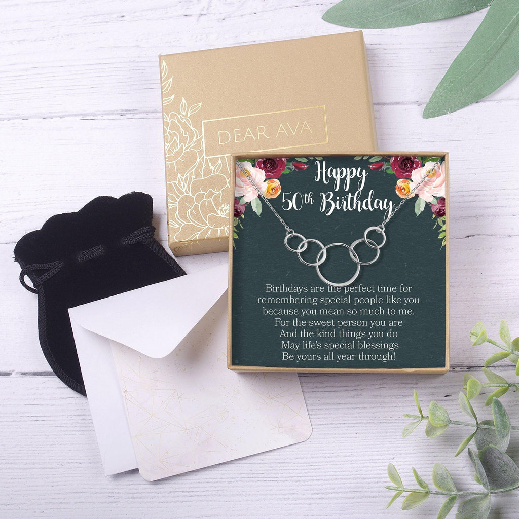50th Birthday Necklace