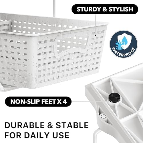 Simple Houseware 2 Tier Pull-Out Sliding Drawer Under Sink Storage