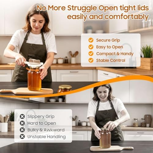 4-in-1 Adjustable Stainless Steel Jar Opener