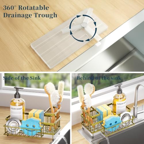 Consumest Sponge Holder for Kitchen Sink