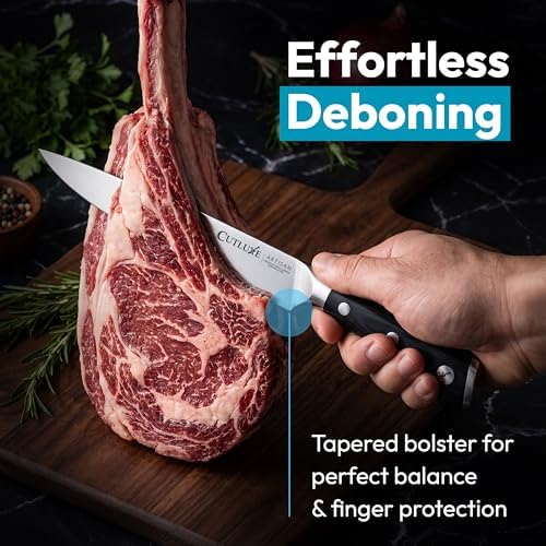 Cutluxe Boning Knife Set, Curved & Flexible