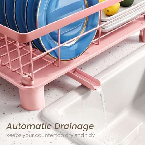 SNTD Dish Drying Rack for Small Kitchen Counter