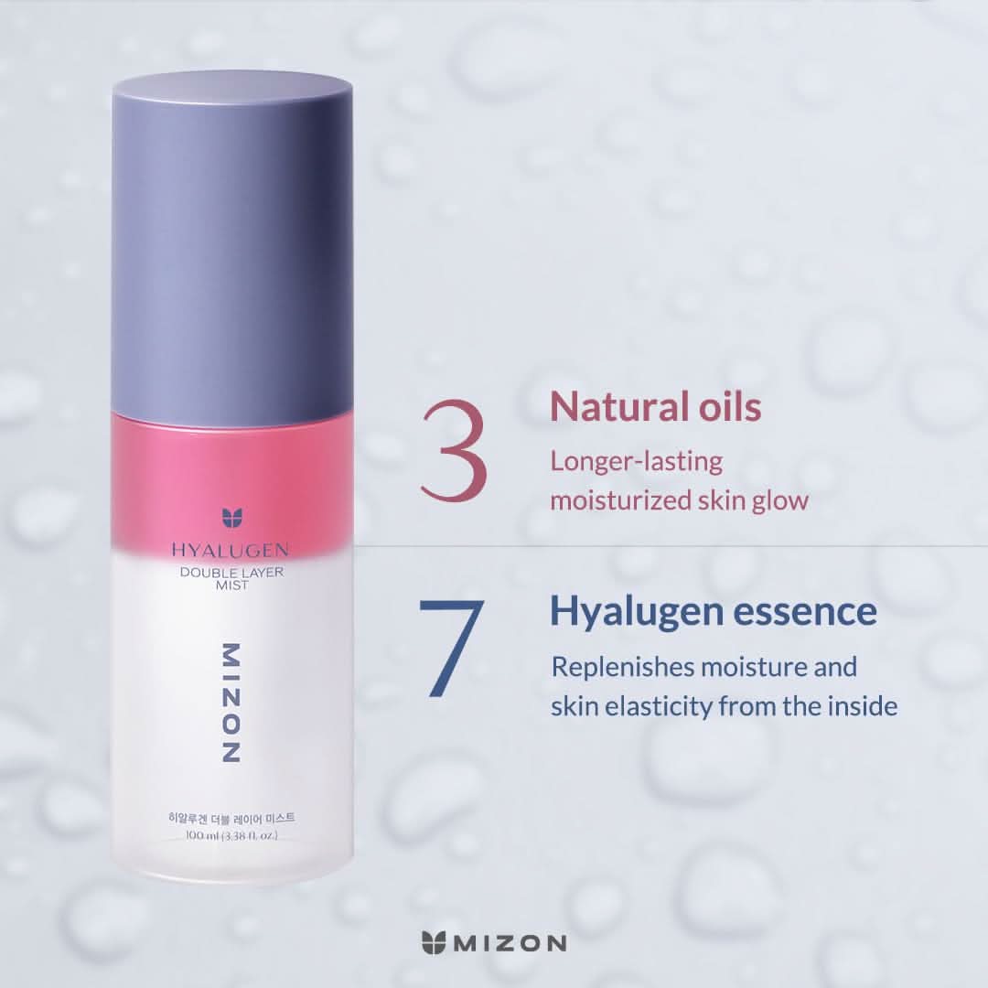 Hyalugen Double Layer Facial Mist Hydrating Collagen Spray 100ml