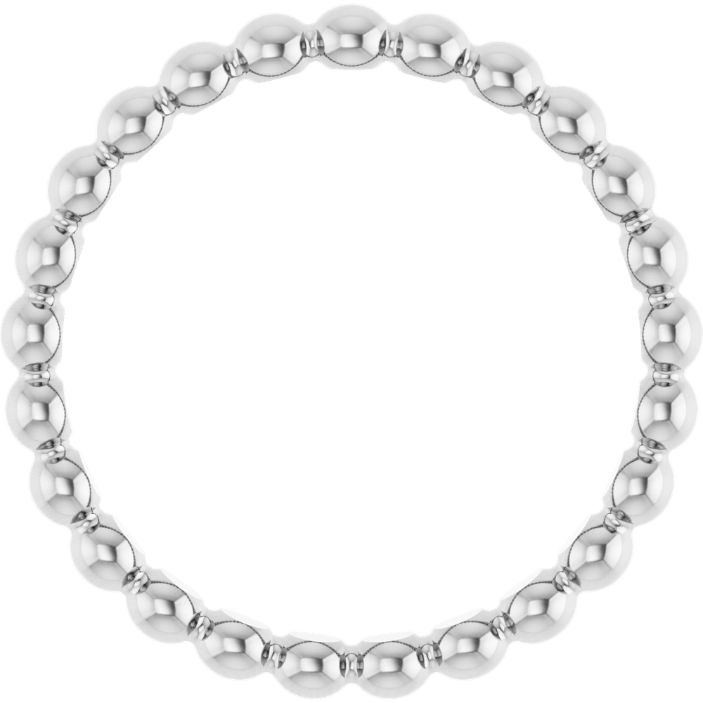 Perle Dorée  Beaded Stackable Ring