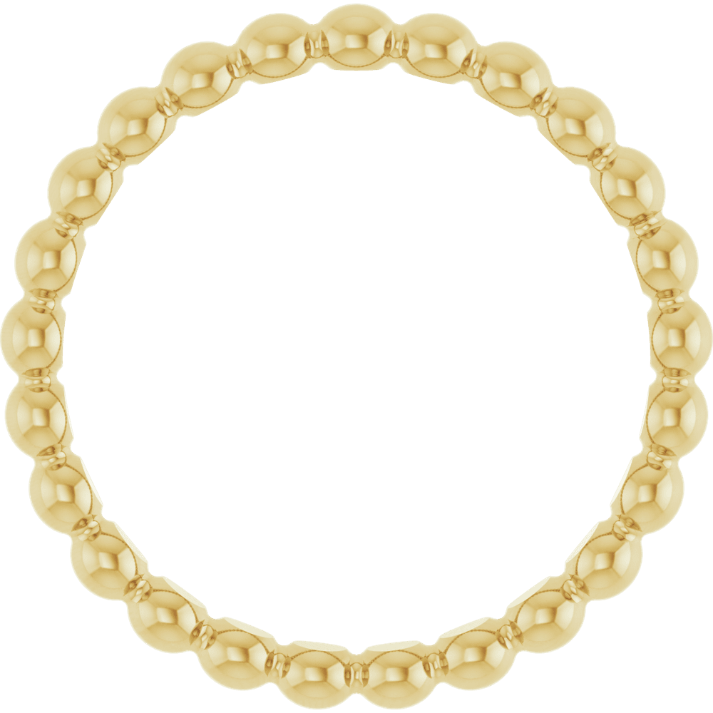 Perle Dorée  Beaded Stackable Ring