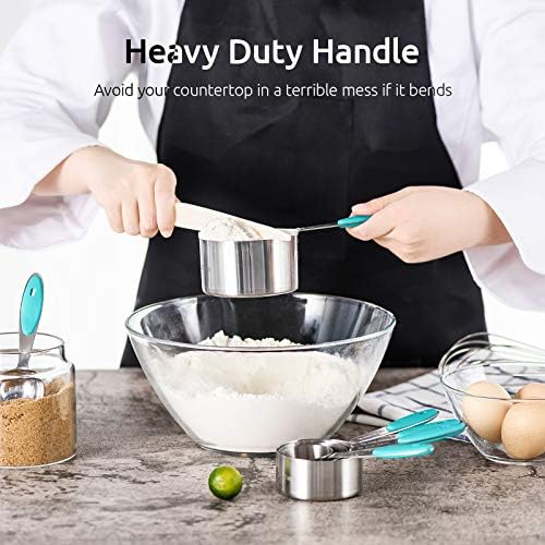 U-Taste Measuring Cups Spoons Set, 18/8 Stainless Steel
