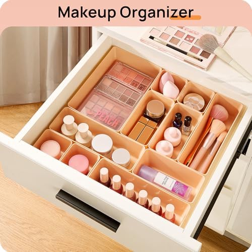 Vtopmart 25 Pack Plastic Drawer Organizers
