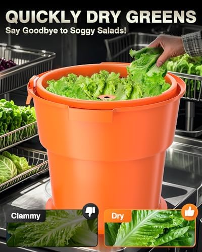 WantJoin Commercial Salad Spinner
