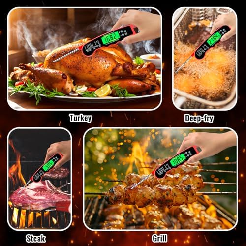 Meat Thermometer Digital, Instant Read Digital Meat Thermometer