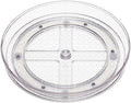 Amazon Basics Clear Rotating Lazy Susan Turntable Organizer