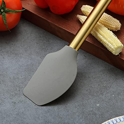 Gold Spatulas, Berglander Non-stick Silicone Flexible Scrapers Baking Mixing