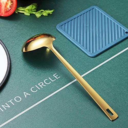 Gold Ladle, Berglander Stainless Steel Kitchen Ladle