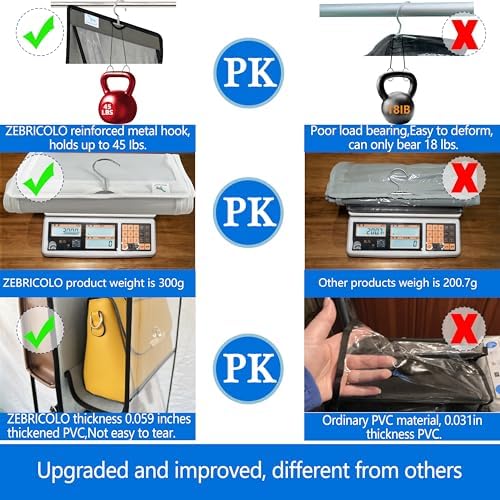 Purse Organizer for Closet, Heavy Duty Hanging Handbag Storage