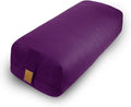Yoga Bolster (26x10.5x5.5 in) Supportive Yoga Cushion for Restorative Yin Yoga Accessories Rectangular Bolster for Stretching Meditation Pillow 100% Organic Cotton Removable Washable Cover