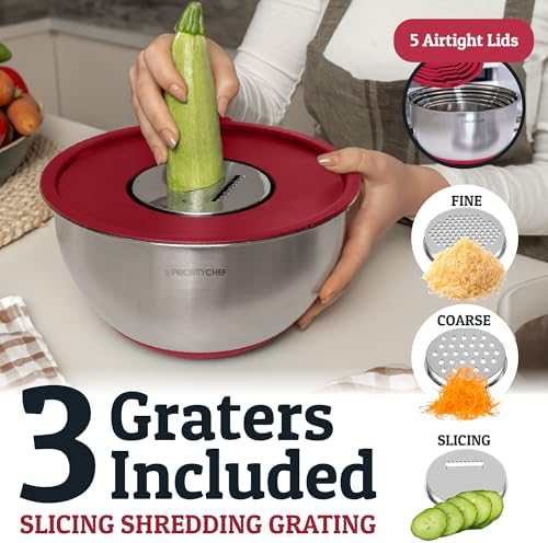 28pc Stainless Steel Mixing Bowls