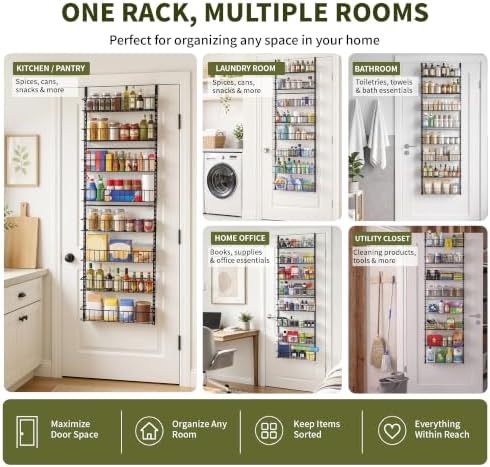 ElegantArray 8-Tier Pantry Door Organizer