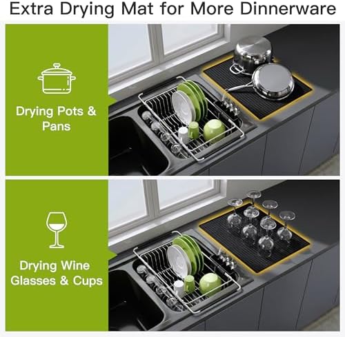 JASIWAY in Sink Dish Drying Rack