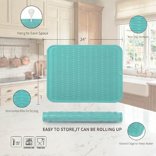 MicoYang Silicone Dish Drying Mat
