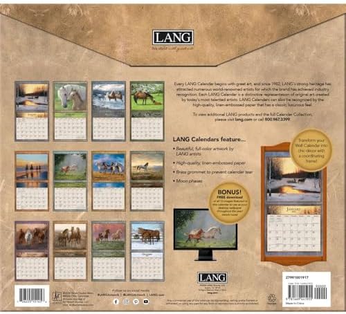 Horses in the Mist 2027 Wall Calendar by Persis Clayton Weirs
