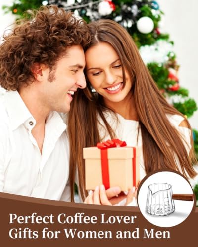 2 PCS Espresso Measuring Cup 6 Oz, Espresso Glass Cups