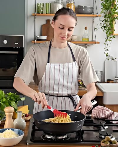 Silicone Spaghetti Spoon and Pasta Tong, Server Fork