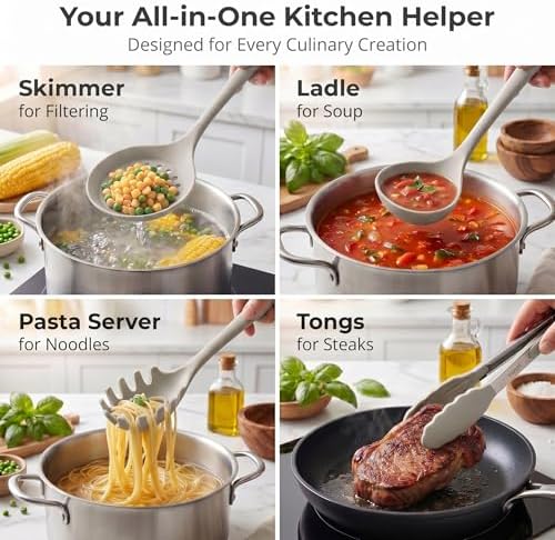 Vayvnt Silicone Kitchen Utensils Set