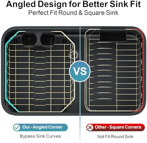 GSlife Small in Sink Dish Drying Rack