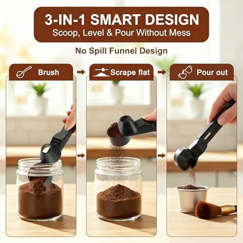 2 Pack 2-in-1 Coffee Scoop