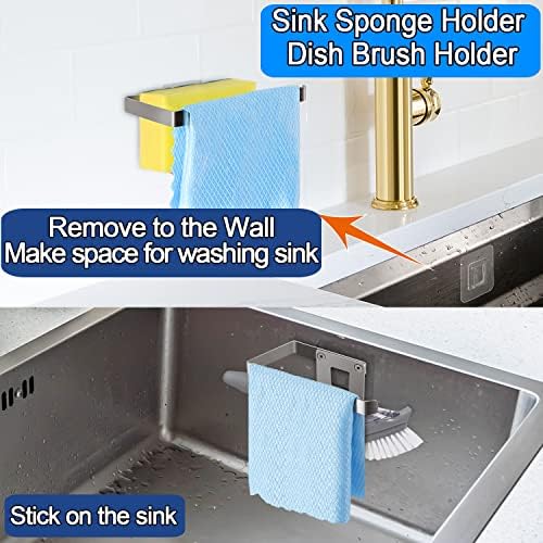 GAViA Sink Caddy, Stainless Steel Removable Sponge Holder