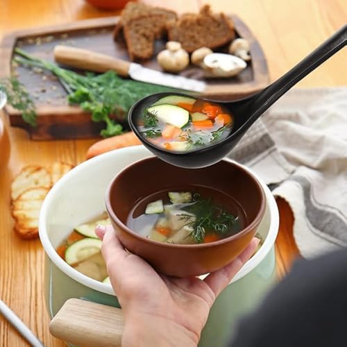 Large Plastic Serving Spoons, Disposable Heavy Duty Colander, 20 Pieces