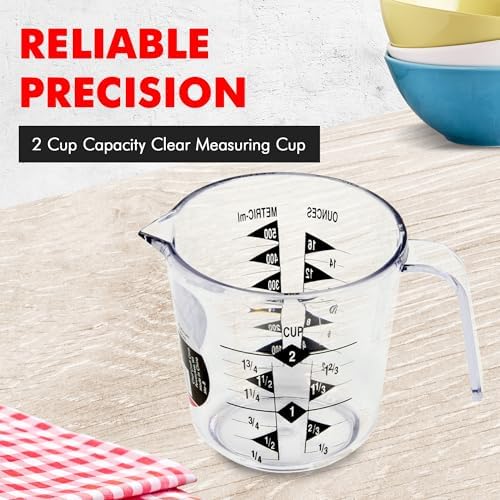 Chef Craft Select Plastic Measuring Cup, 2 Cup