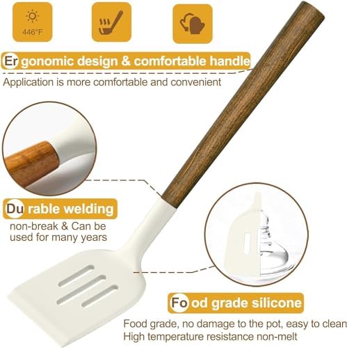Non-Stick Silicone Kitchen Utensils Set
