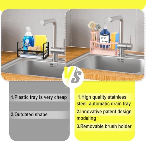 Fssvcd Maifan Sink Caddy Sponge Holder