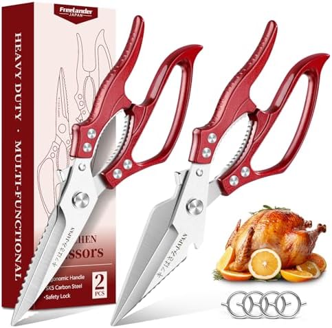 Freelander Poultry Shears Set Red