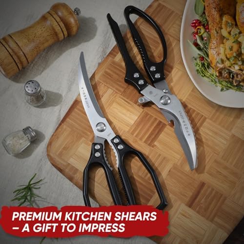 TIVOLI Black Japanese Kitchen Shears Set